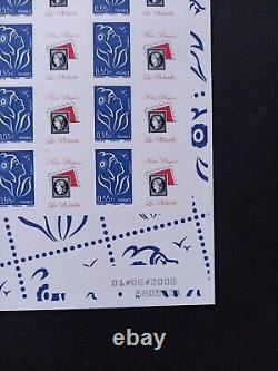 Timbres France bloc feuillet personnalisé adhésif 2006 Marianne F3802Da Luxe