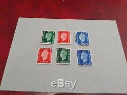 Timbres de france n° 701A à 701F neuf luxe cote 960 euro