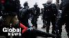 Video Captures Violent Scuffle Between French Police And Black Blocs In Paris Protest